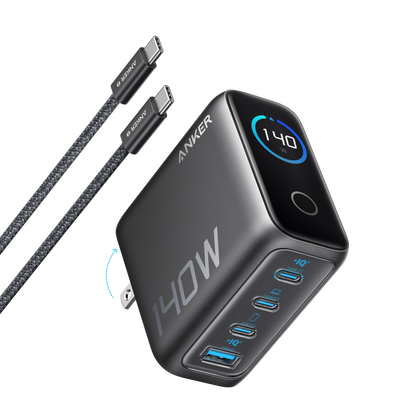 Anker Charger (140W, 4-Port, PD 3.1) with USB-C Cable — photo 1 of 10