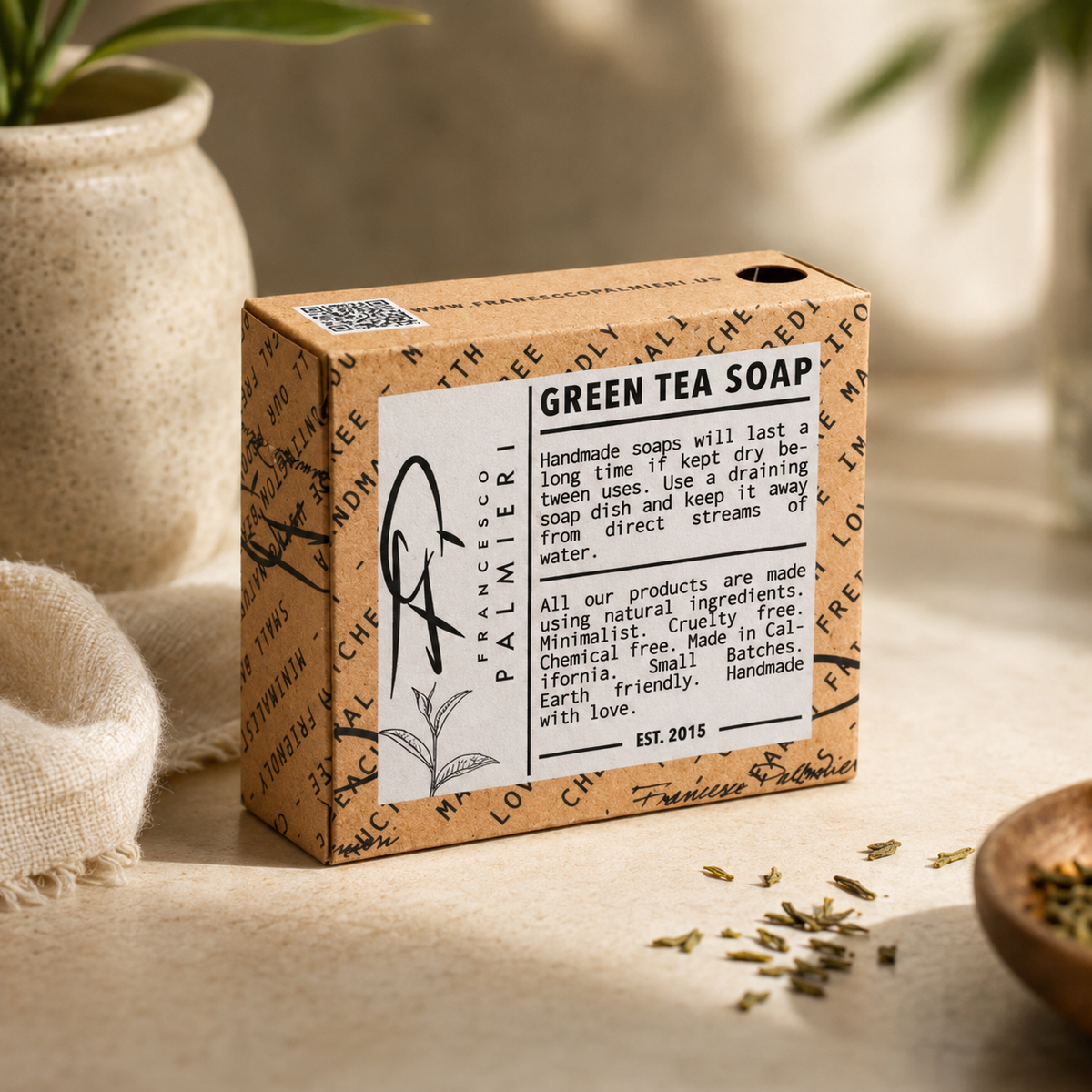 SOAP BAR - GREEN TEA — photo 1 of 3