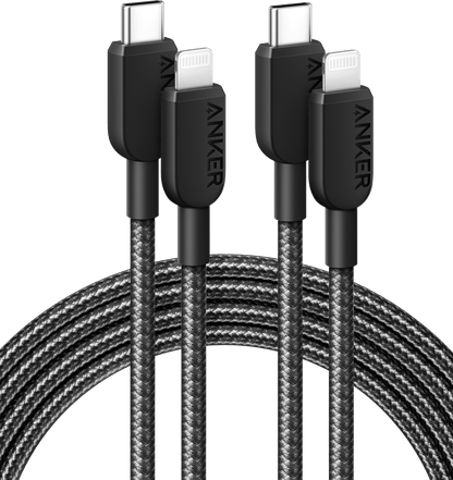 Anker <b>310</b> USB-C to Lightning Cable (6 ft, 2-Pack) — photo 1 of 4