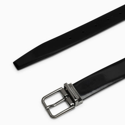 Dolce&Gabbana Black Leather Belt