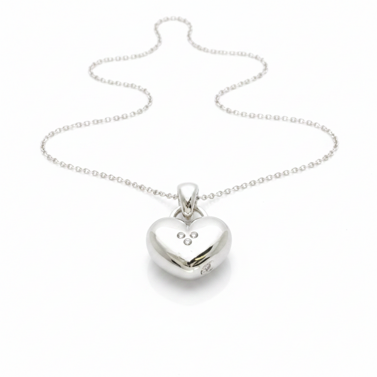Tiffany Sentimental Heart · Platinum · Diamond