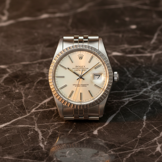 Rolex Datejust · 18K White Gold · Steel