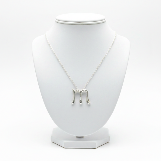 Tiffany Letter M · Sterling Silver