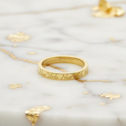 Tiffany · 18K Yellow Gold Band Ring