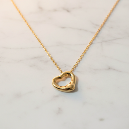 Tiffany Open Heart · 18K Yellow Gold