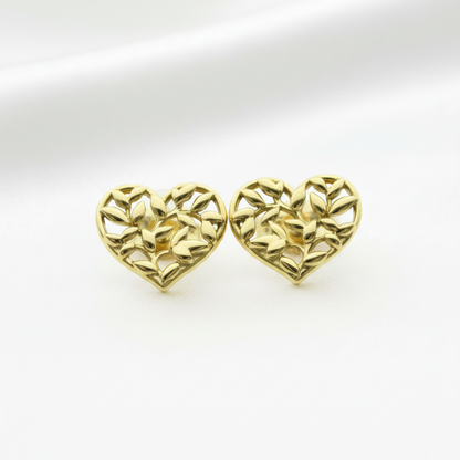 Tiffany Olive Leaf Heart · 18K Yellow Gold