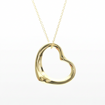 Tiffany Open Heart · 18K Yellow Gold