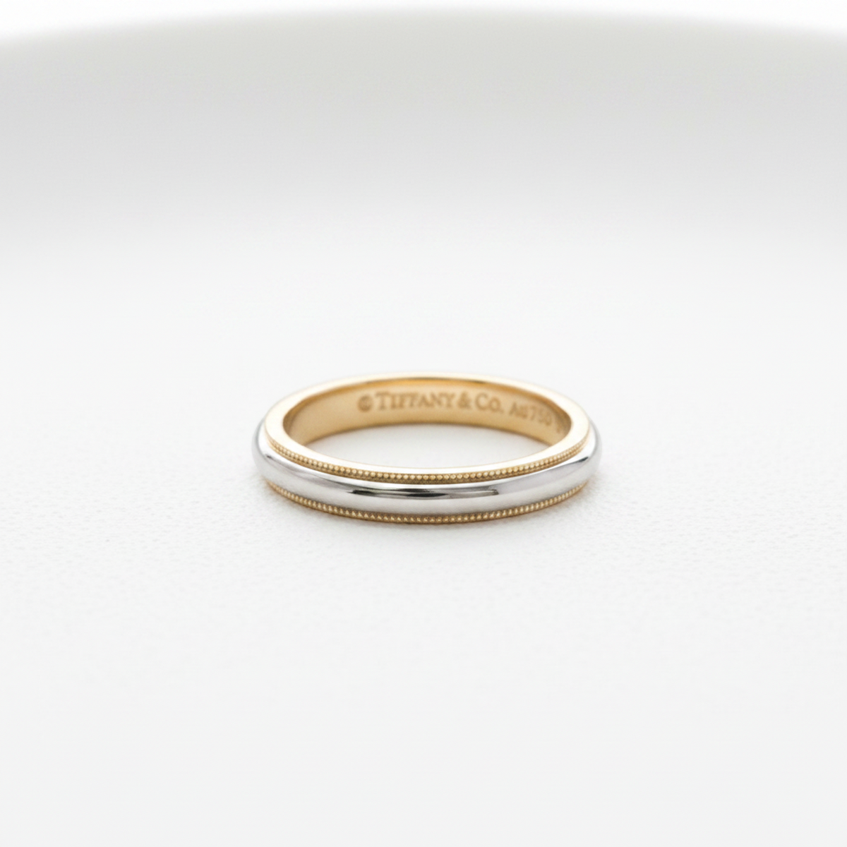 Tiffany Milgrain · Rose Gold & Platinum