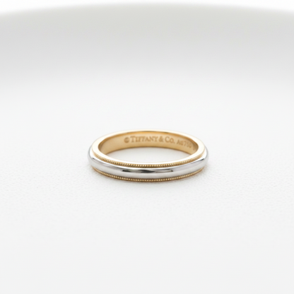 Tiffany Milgrain · Rose Gold & Platinum