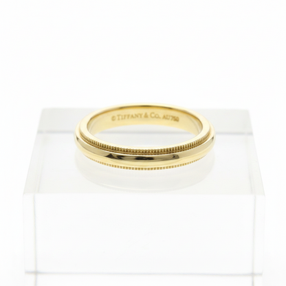 Tiffany Milgrain · 18K Yellow Gold