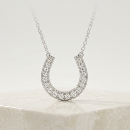 Tiffany Horseshoe · Platinum · Diamond