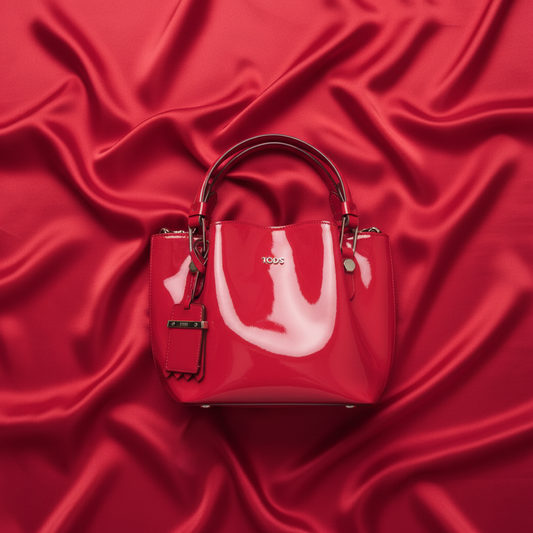 Tod's Mini Flower · Patent Leather