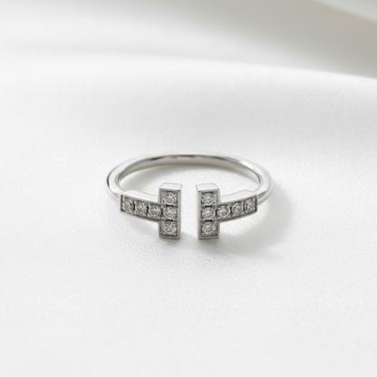 Tiffany T-Wire · 18K White Gold · Diamond