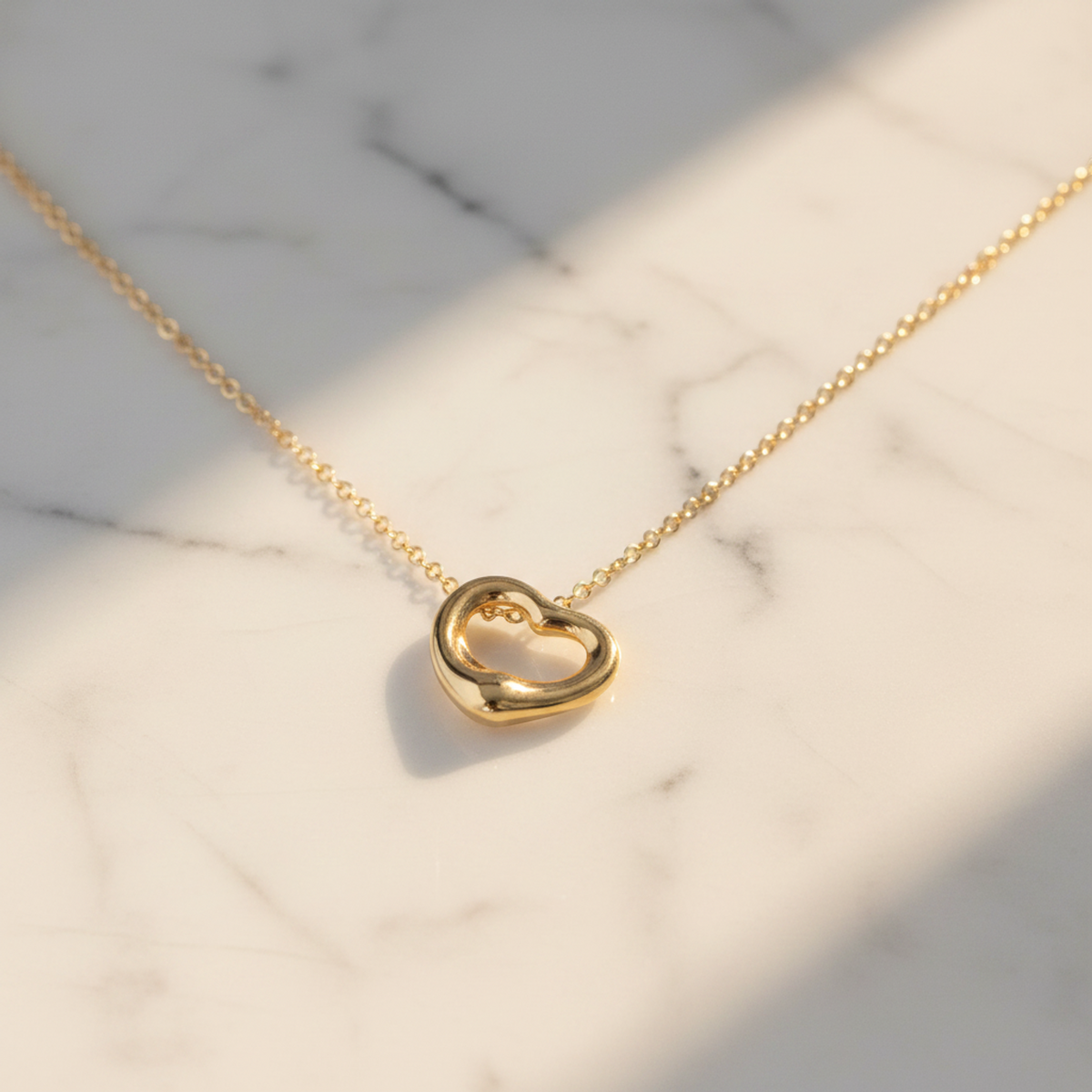 Tiffany Open Heart · 18K Rose Gold