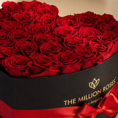 Heart Black Box | Red Roses