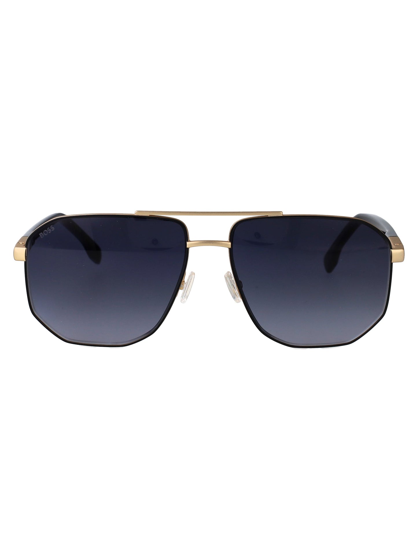 HUGO BOSS Men's Matte Steel Sunglasses