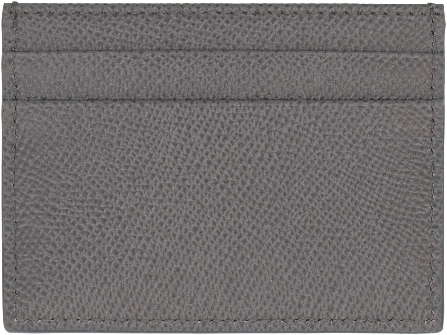 DOLCE & GABBANA Mini Leather Card Holder with Dauphine Print
