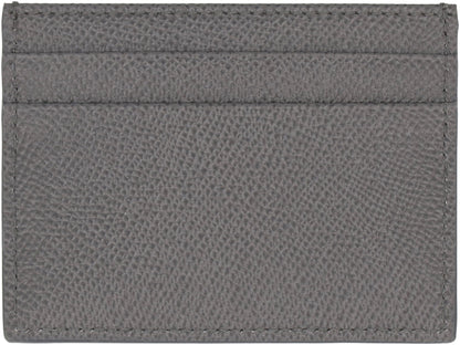 DOLCE & GABBANA Mini Leather Card Holder with Dauphine Print