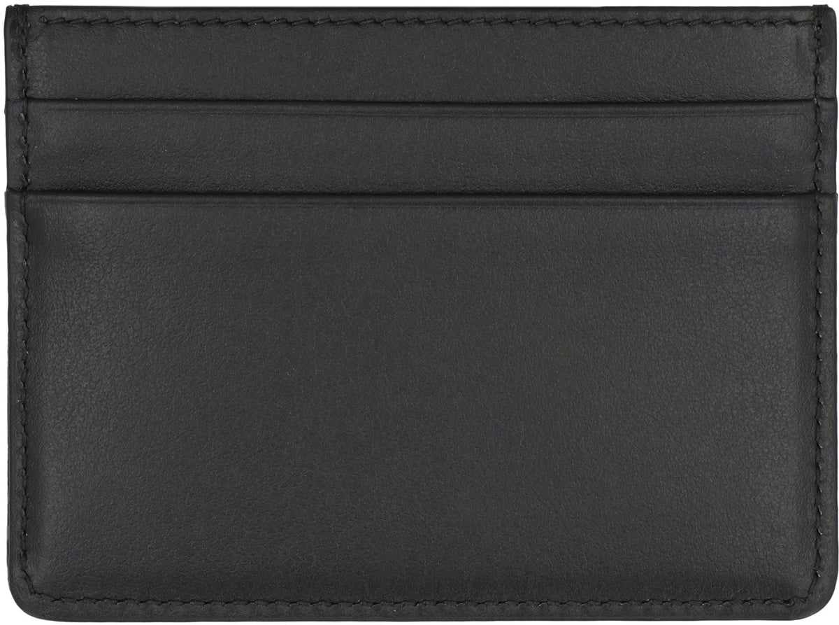 DOLCE & GABBANA Logo Detail Mini Leather Card Holder