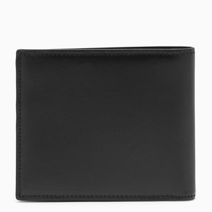Dolce&Gabbana Black Leather Bi Fold Wallet With Logo
