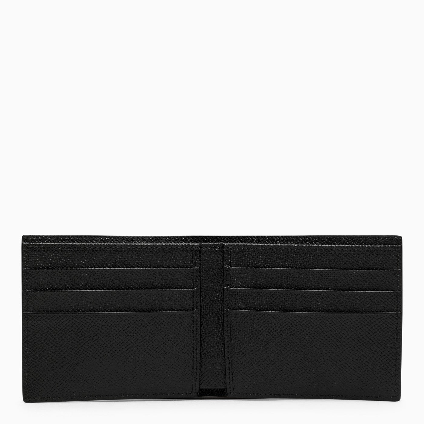 Dolce & Gabbana Black Leather Wallet With Logo