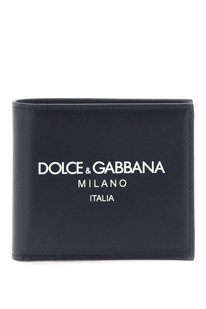 DOLCE & GABBANA Leather Mini Flap-Over Wallet