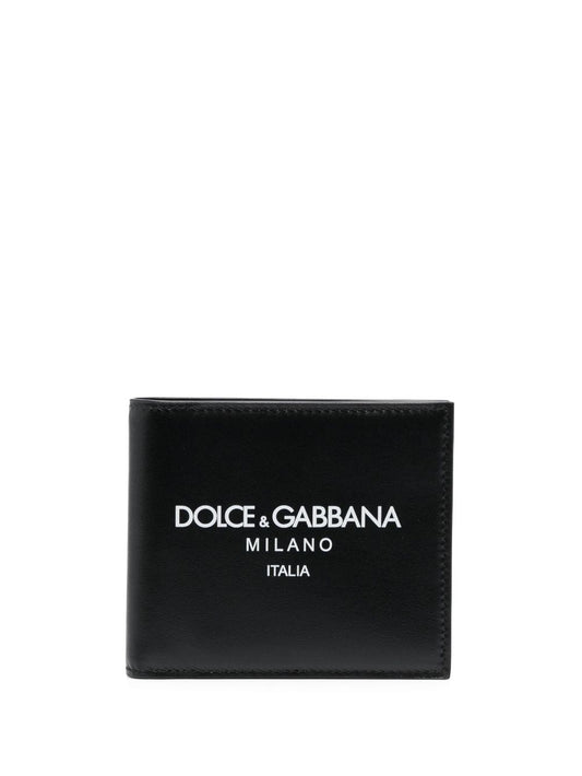 DOLCE & GABBANA Mini Leather Flap-Over Wallet
