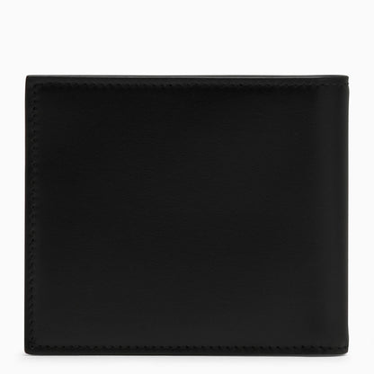 Dolce&Gabbana Black Leather Bi Fold Wallet With Logo