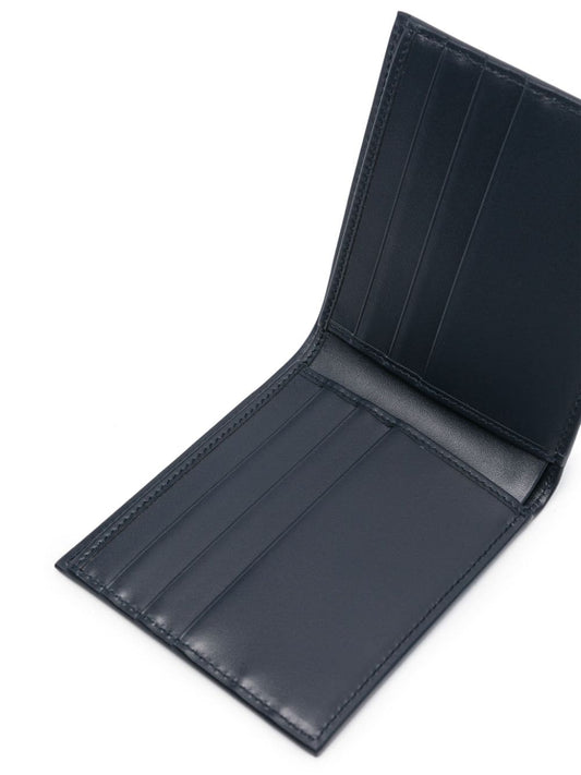 DOLCE & GABBANA Leather Bifold Wallet for Men - Classic Mini Style