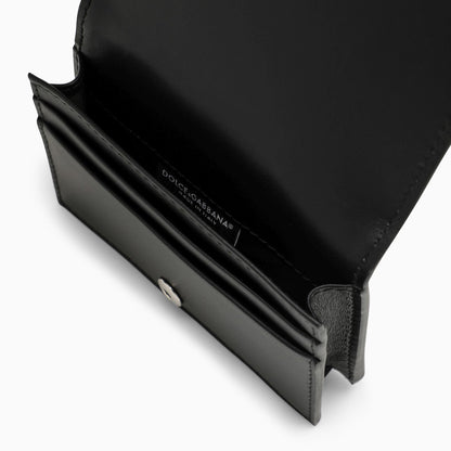 Dolce&Gabbana Black Leather Wallet With Logo