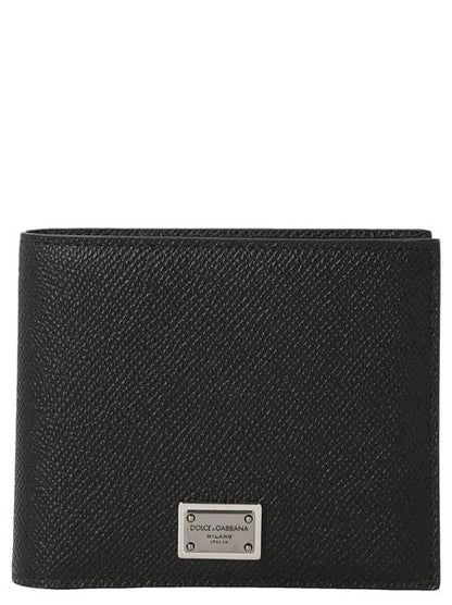 DOLCE & GABBANA Mini Leather Flap-Over Wallet