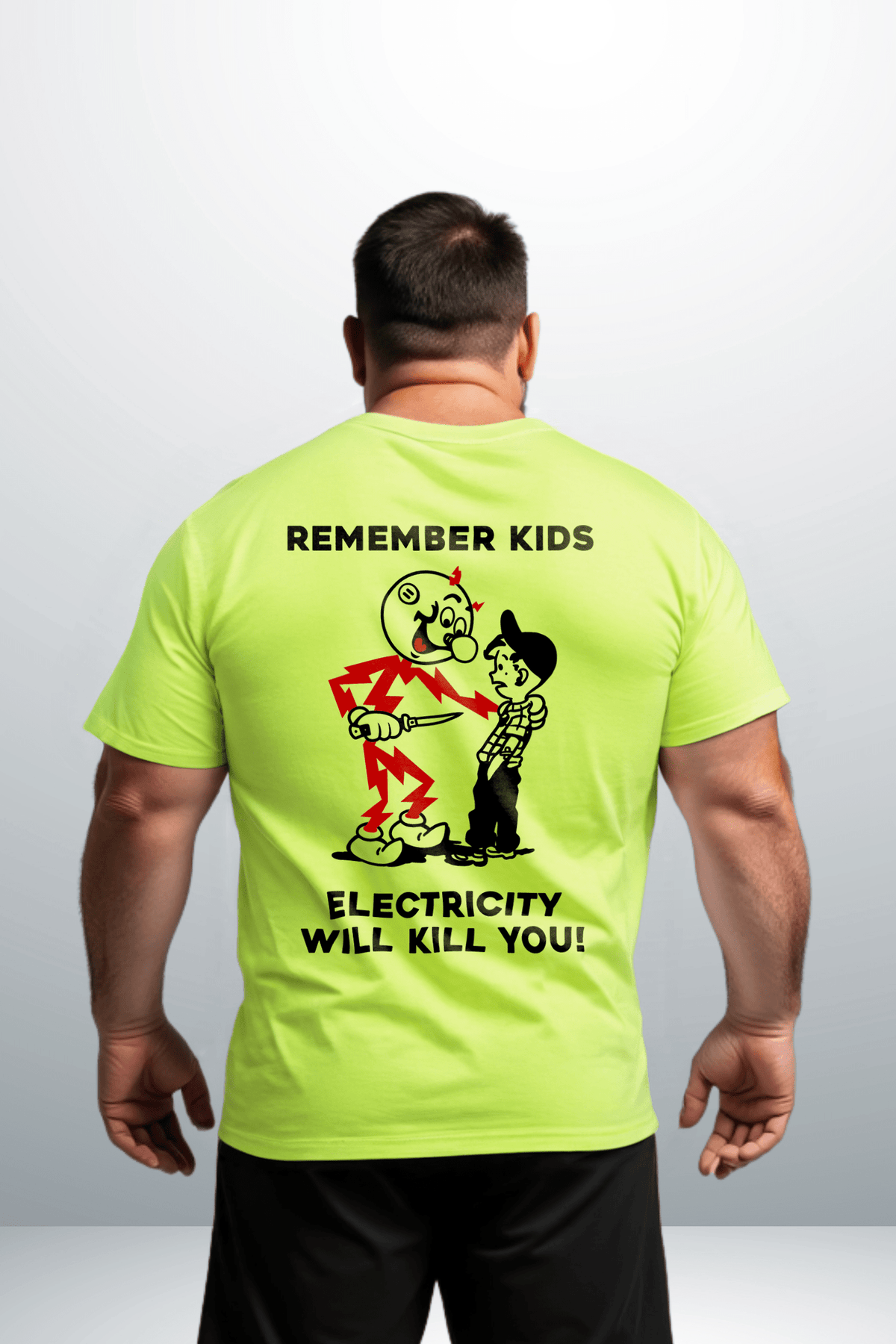 Remember Kids - Safety Yellow T-Shirt — photo 2 of 4