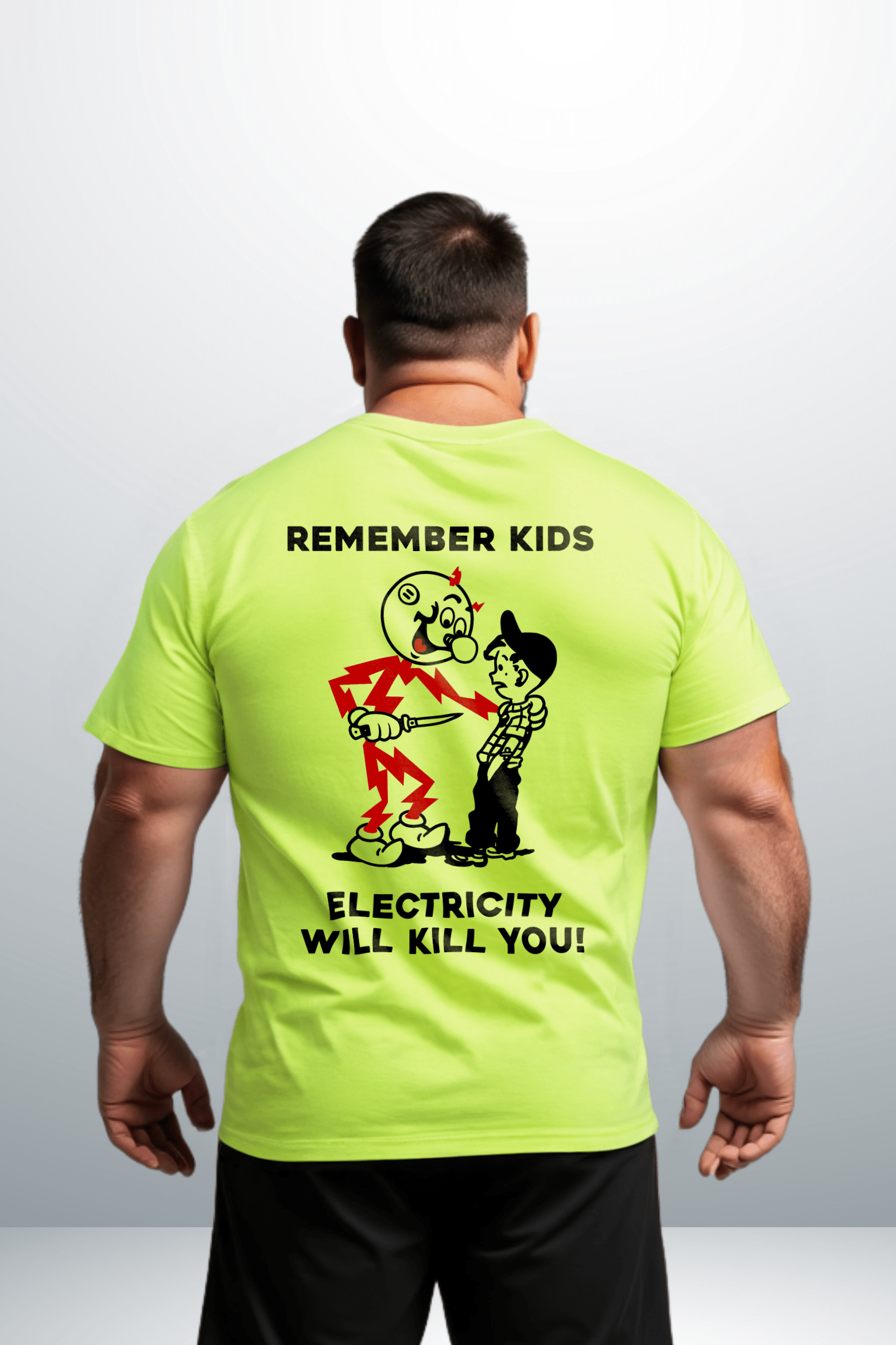 Remember Kids - Safety Yellow T-Shirt — photo 2 of 4