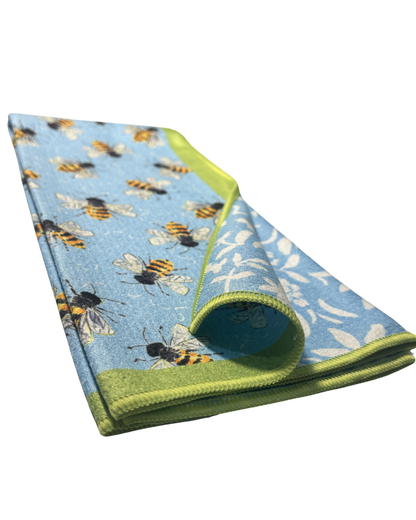Bee Happy Double-Sided Tea Towel