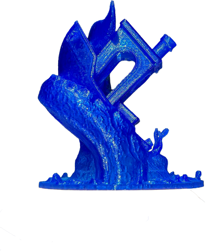 Filamento PCTG Azul Zafiro Transparente AF 1.75mm ¡Hecho en EE. UU.!