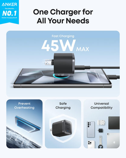 Anker Nano Charger (45W) with USB-C to USB-C Cable — photo 2 of 10