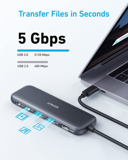 Refurbished Anker <b>332</b> USB-C Hub (5-in-1) — photo 4 of 10