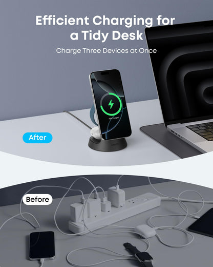Anker MagGo Wireless Charging Station (3-in-1, Dock Stand) — photo 10 of 10