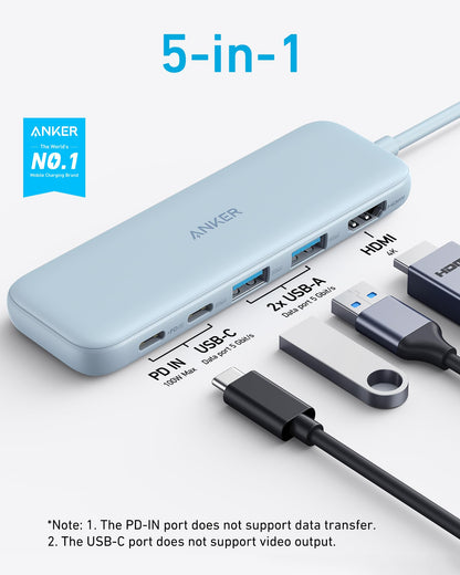 Refurbished Anker <b>332</b> USB-C Hub (5-in-1) — photo 8 of 10