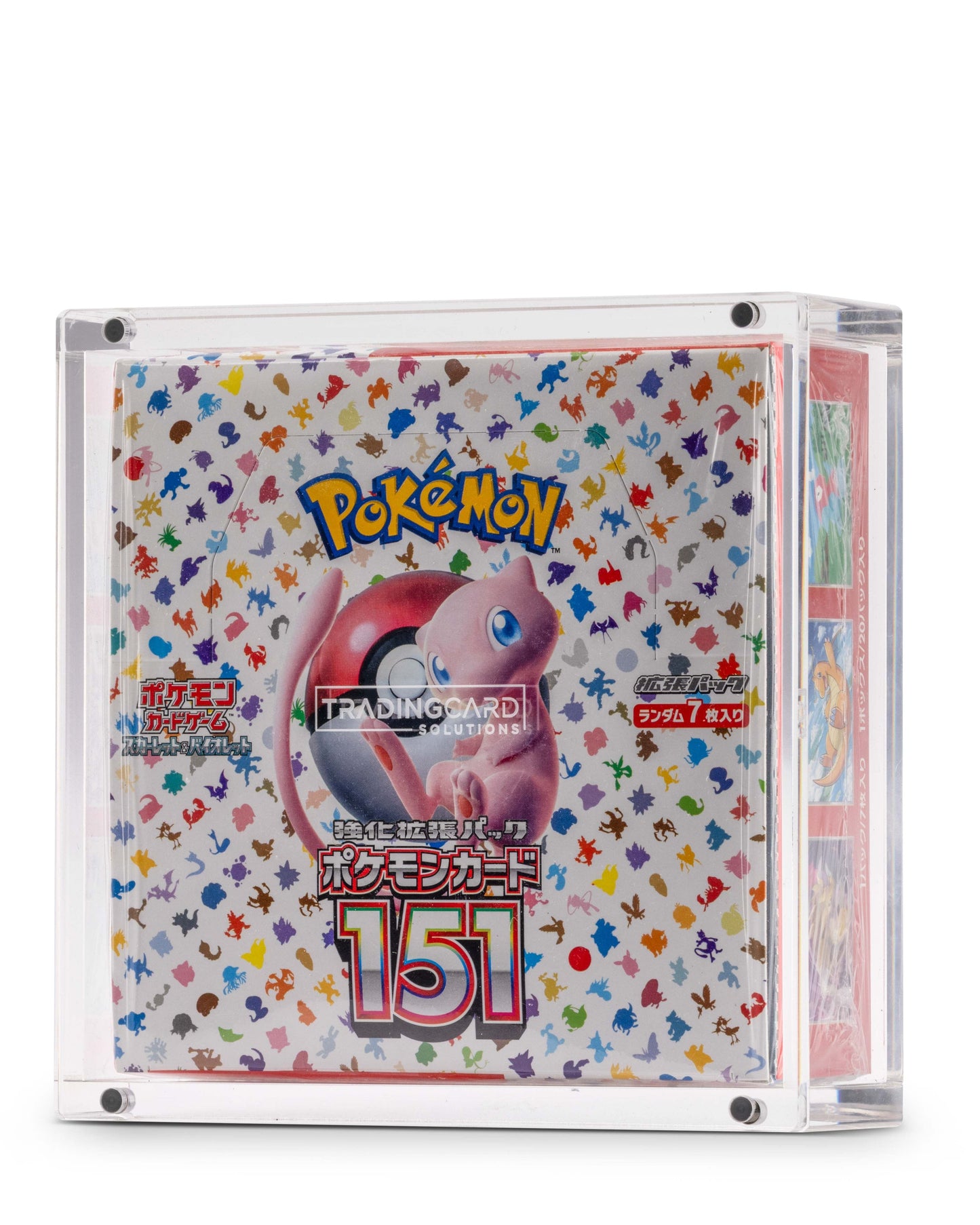 Caja Expositora de Acrílico - Caja de Sobres Pokémon Japonesa Estándar