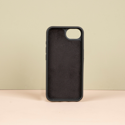 iPhone 16e Leather Wallet Case - Black - Brooklyn