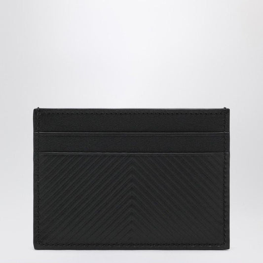 LOEWE Mini Textured Chevron Leather Cardholder