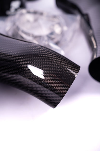 RENNELEMENT G90/G99 M5 3.5” Dry Carbon Fiber Front Mount Intake System