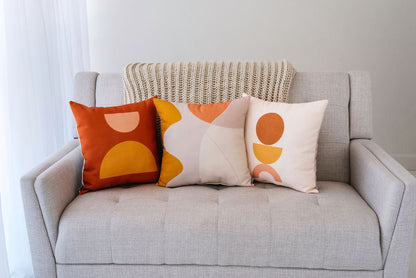 Mod Abstract Linen Pillow, College Student Gift, Mother's Day Gift, Christmas Gift
