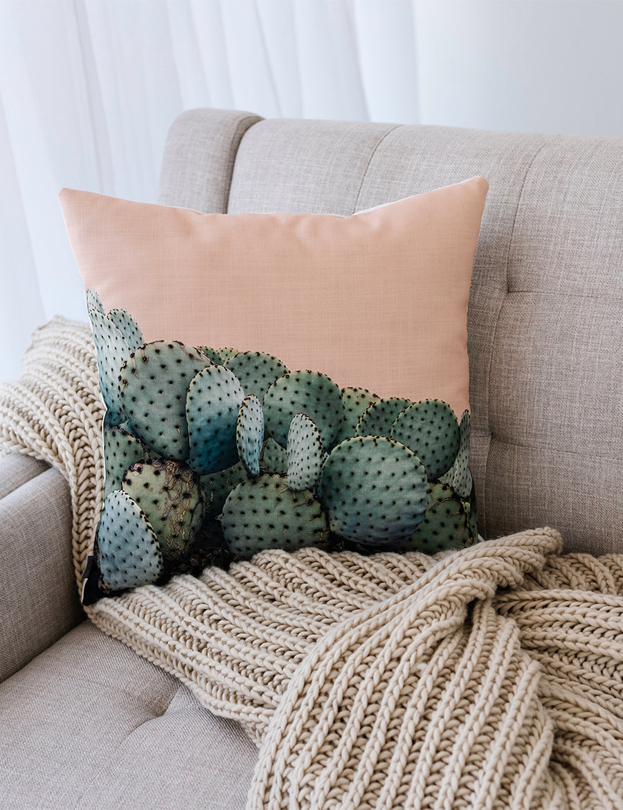 Prickly Pear Linen Pillow, College Student Gift, Mother's Day Gift, Christmas Gift