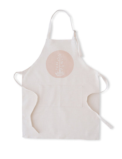 Agave Bloom Pink Apron, College Student Gift, Christmas Gift, Mother's Day Gift