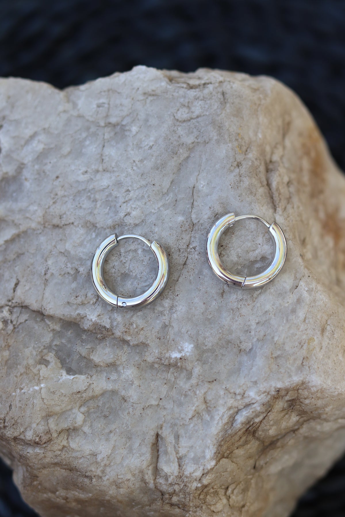 Mara Hoops - Water Proof Stainless Steel (Gold and Silver)