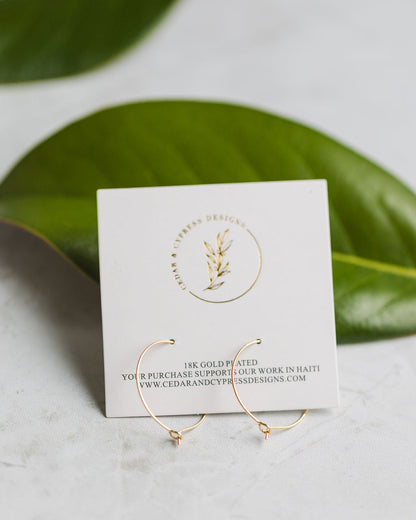Dainty Gold Hoop