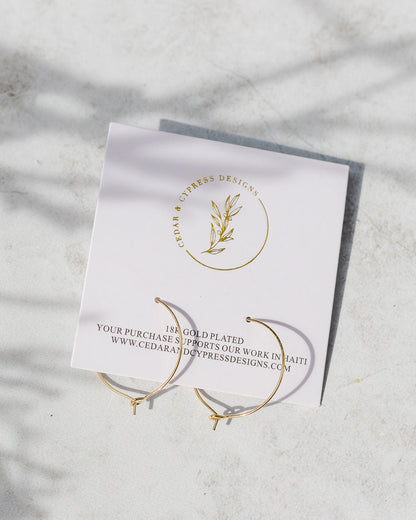 Dainty Gold Hoop