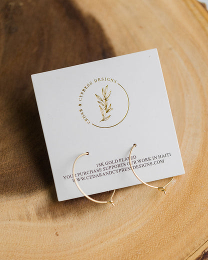 Dainty Gold Hoop